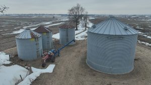 Johnson County land for sale with grain bin storage on 293.29± acres near Iowa City, Iowa