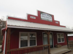 Historic Pucky Huddle General Store building for sale in Davisville Missouri