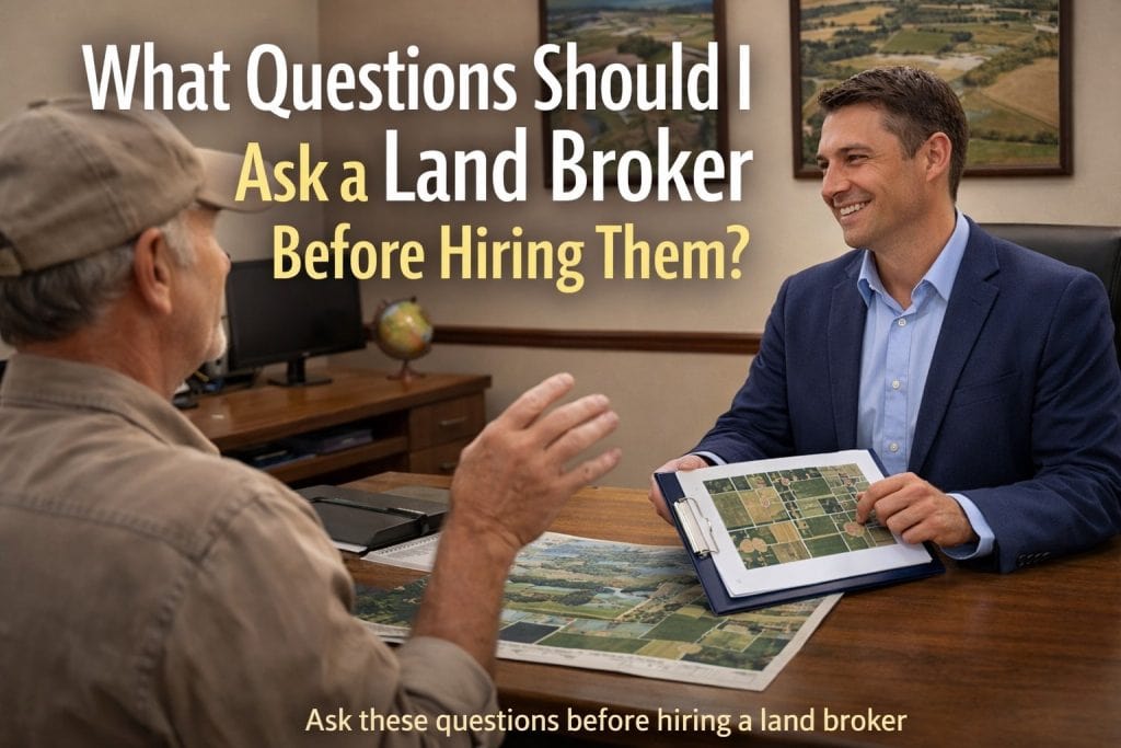 questions to ask a land broker during meeting with landowner