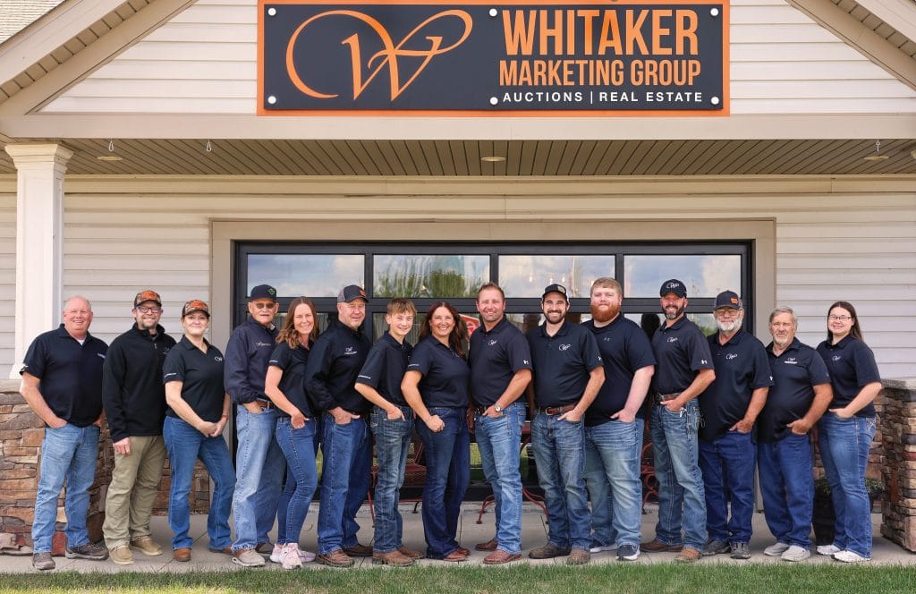 Whitaker Marketing Group team Iowa land brokers and auction specialists