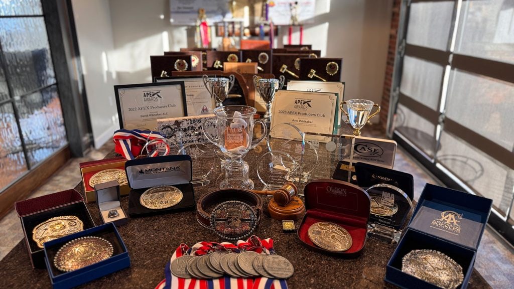award winning farmland auction company trophies and recognitions showing industry expertise